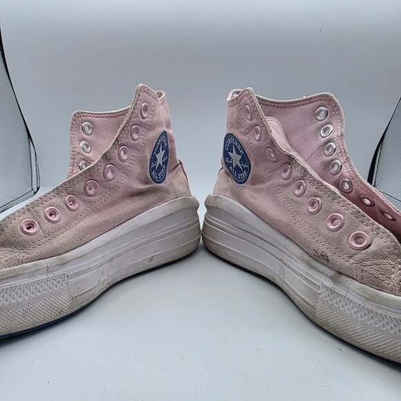 Converse All Star Move Womens Size 8.5 Pink Platform Shoes Athletic Casual - Picture 3 of 13